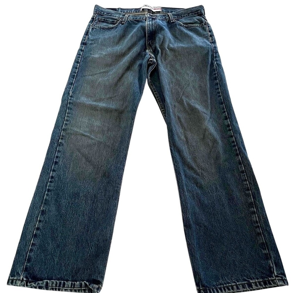 DENIZEN Levis Jeans Mens W36 L29 Blue 281 Straight Fit‎ Dark Wash Denim